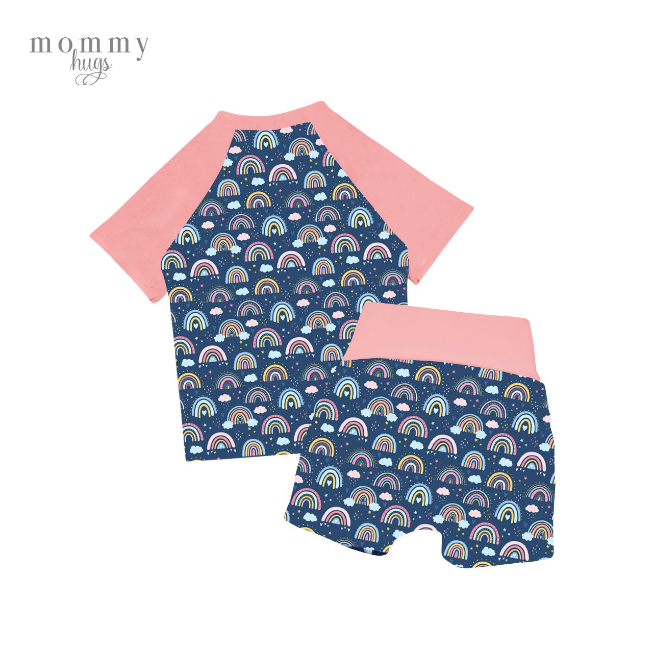 Beach Buddy Swim Coordinates in Colorful Skies