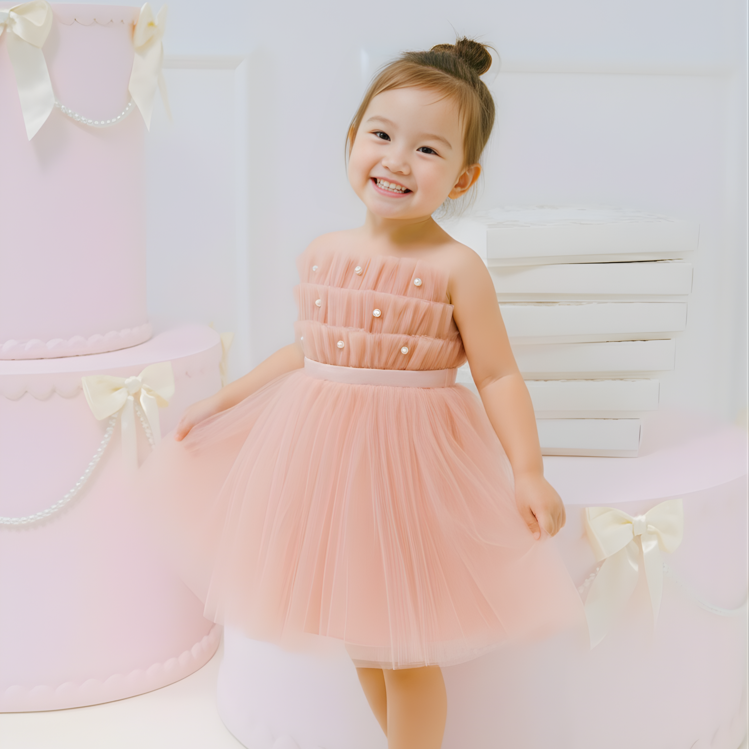 Blush Snow Fairy Dress