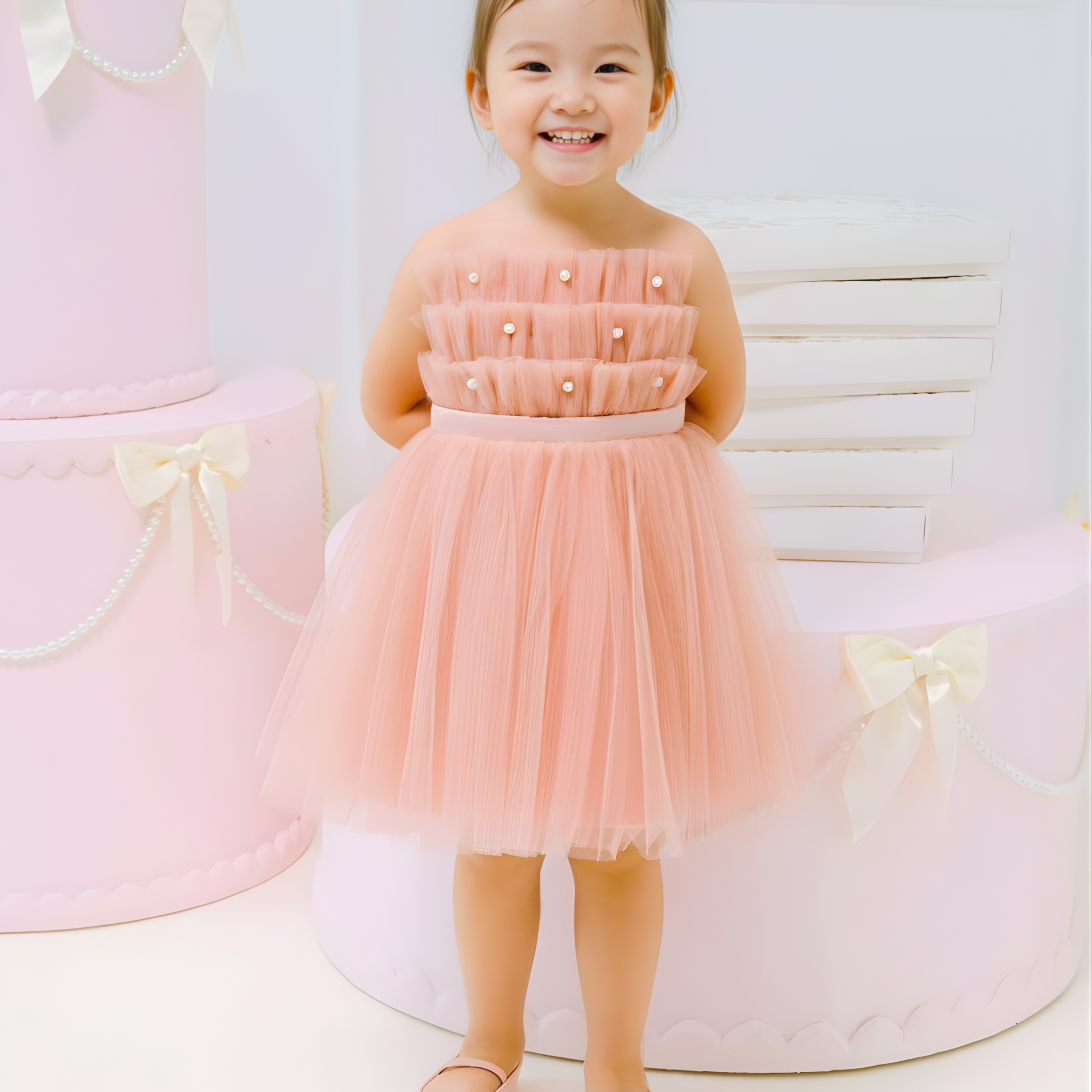 Blush Snow Fairy Dress