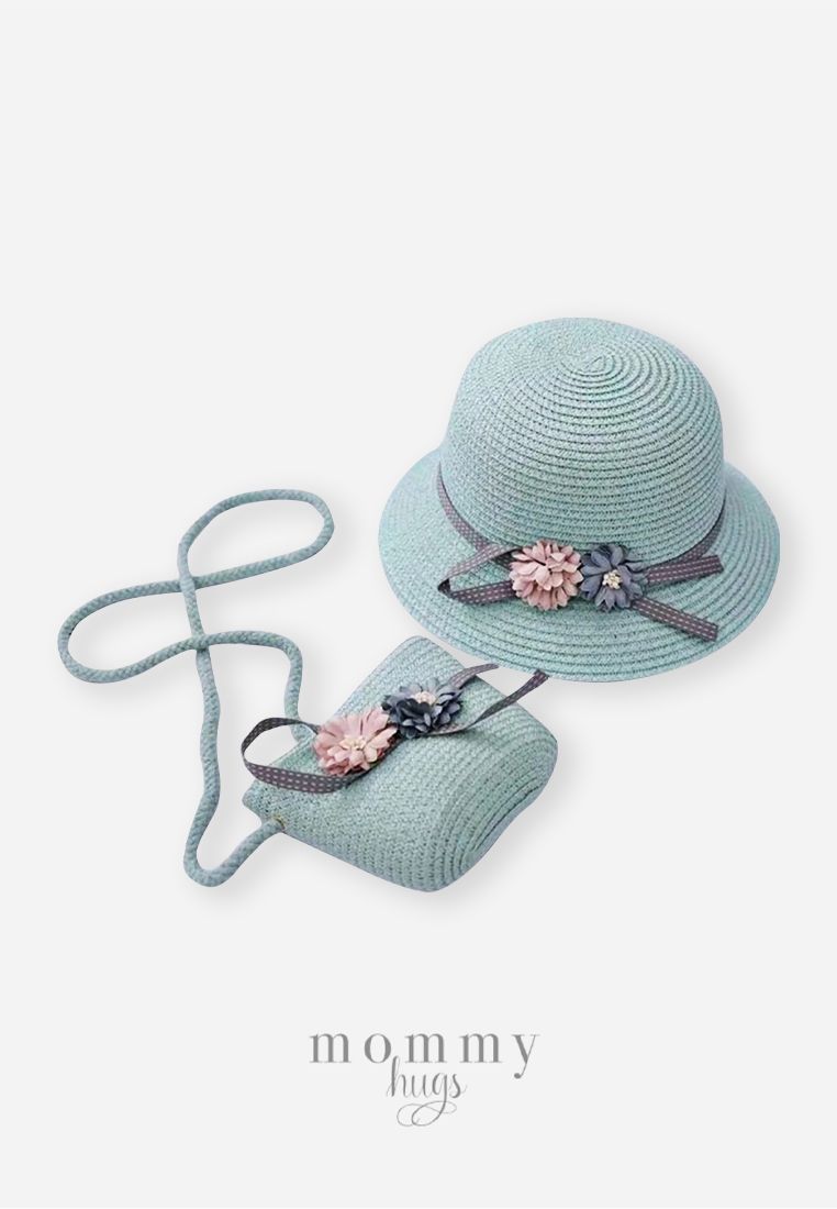 Bloom and Beyond Hat & Bag in Green