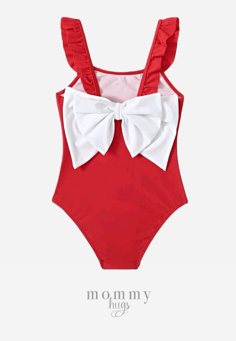 Bow Red Swimwear