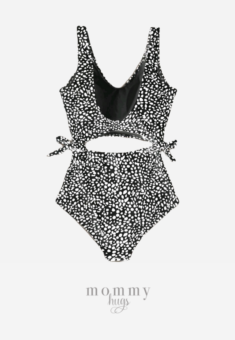 Lovely Leopard Print Monokini Mommy Version