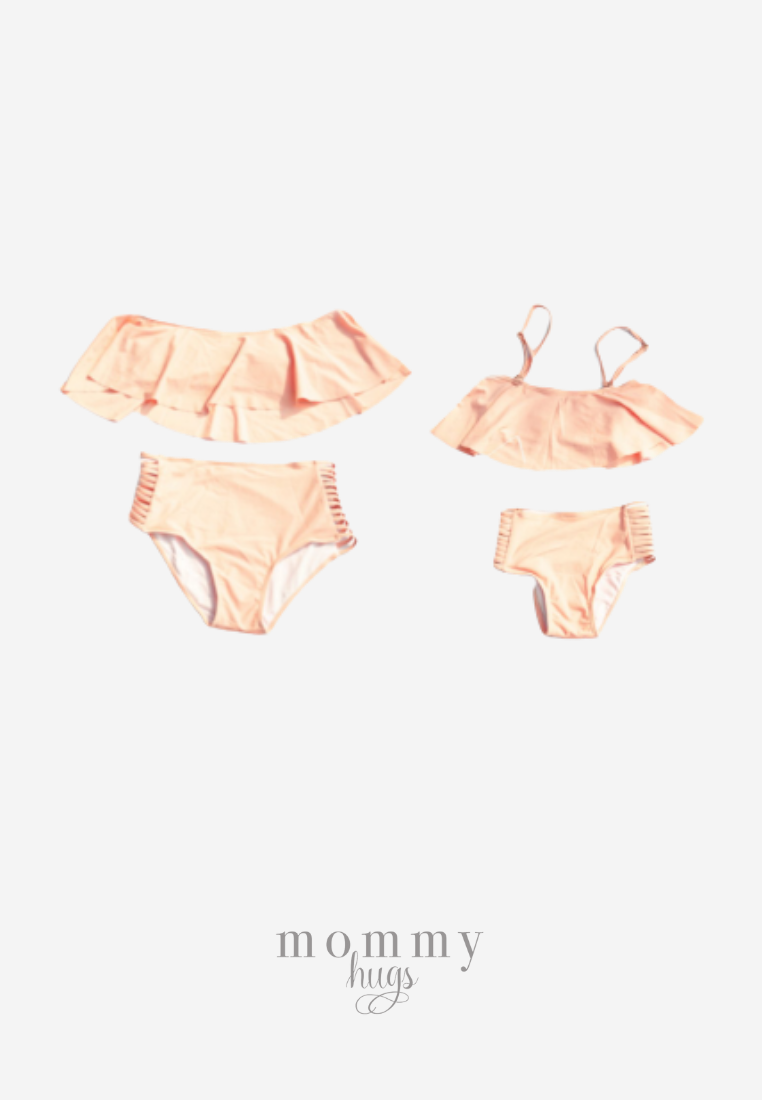 Mom & Daughter Blush Off-Shoulders