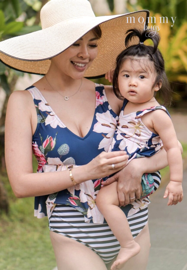 Mom & Daughter Floral Peplum