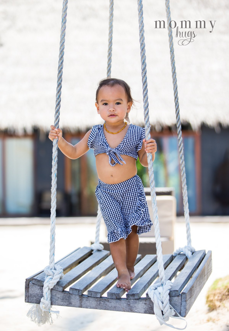 Resort Wear Girl in Gingham
