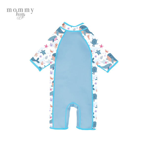 Beach Toddler Wetsuit in Blue Giant