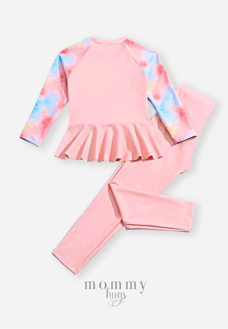 Pastel Nymph Rashguard and Long Pants for Girls