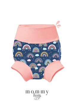 Beach Baby Diaper in Colorful Skies