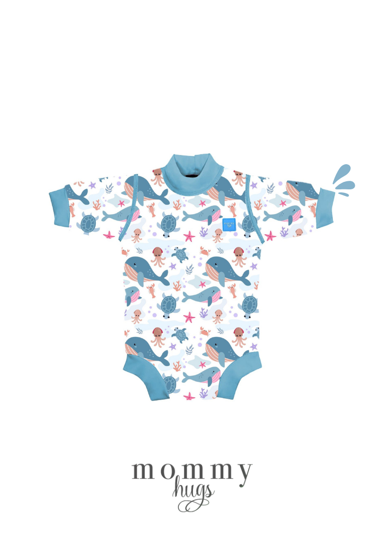 Beach Baby Wetsuit in Blue Giant