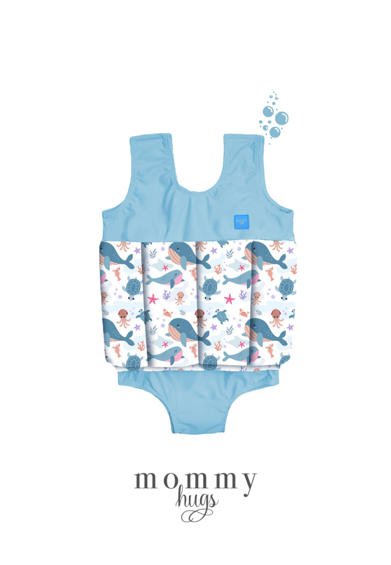 Beach Baby Swim Float in Blue Giant