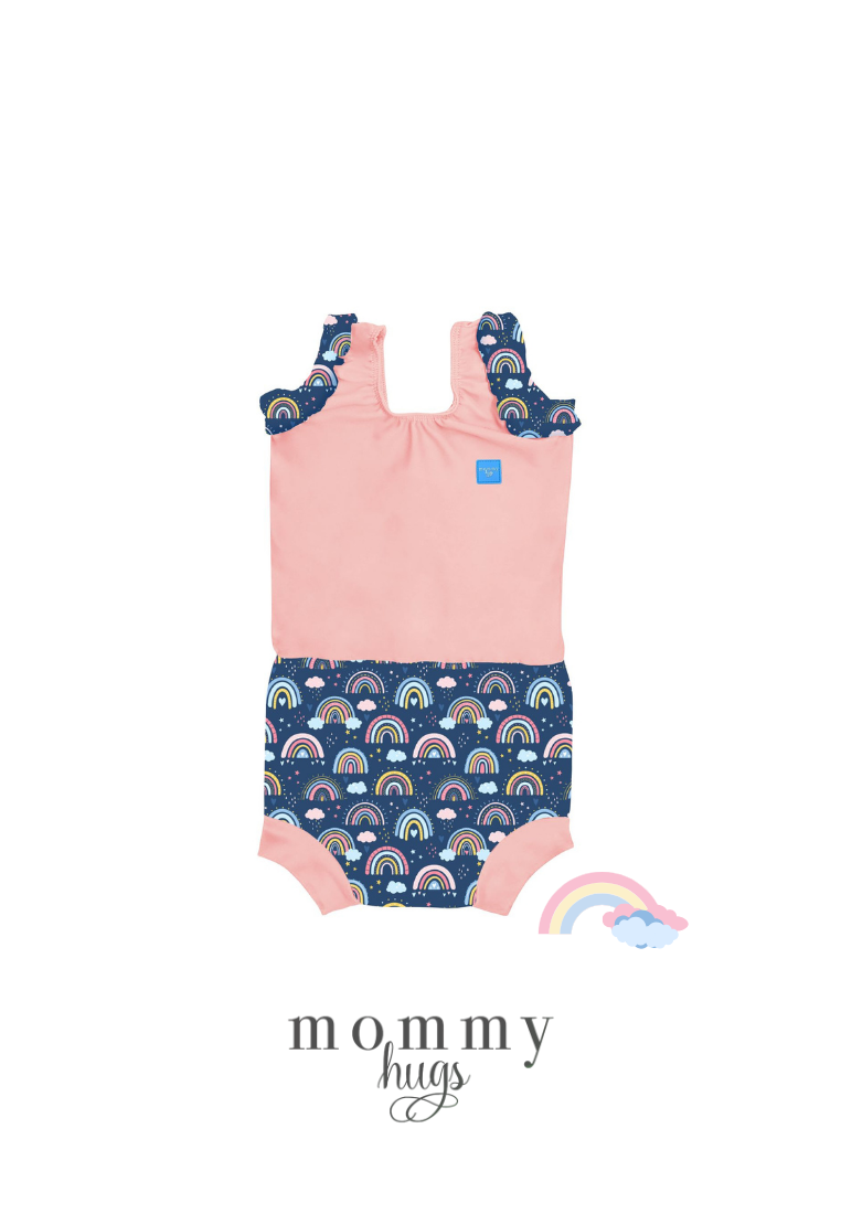 Beach Baby Swimsuit Diaper Colorful Skies