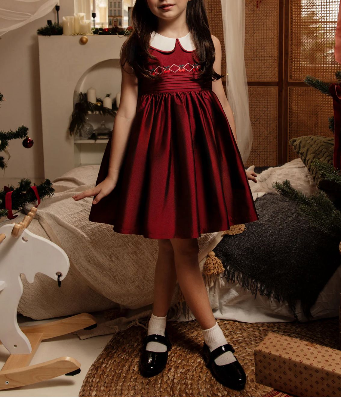 Noelle Cranberry Kiss Dress