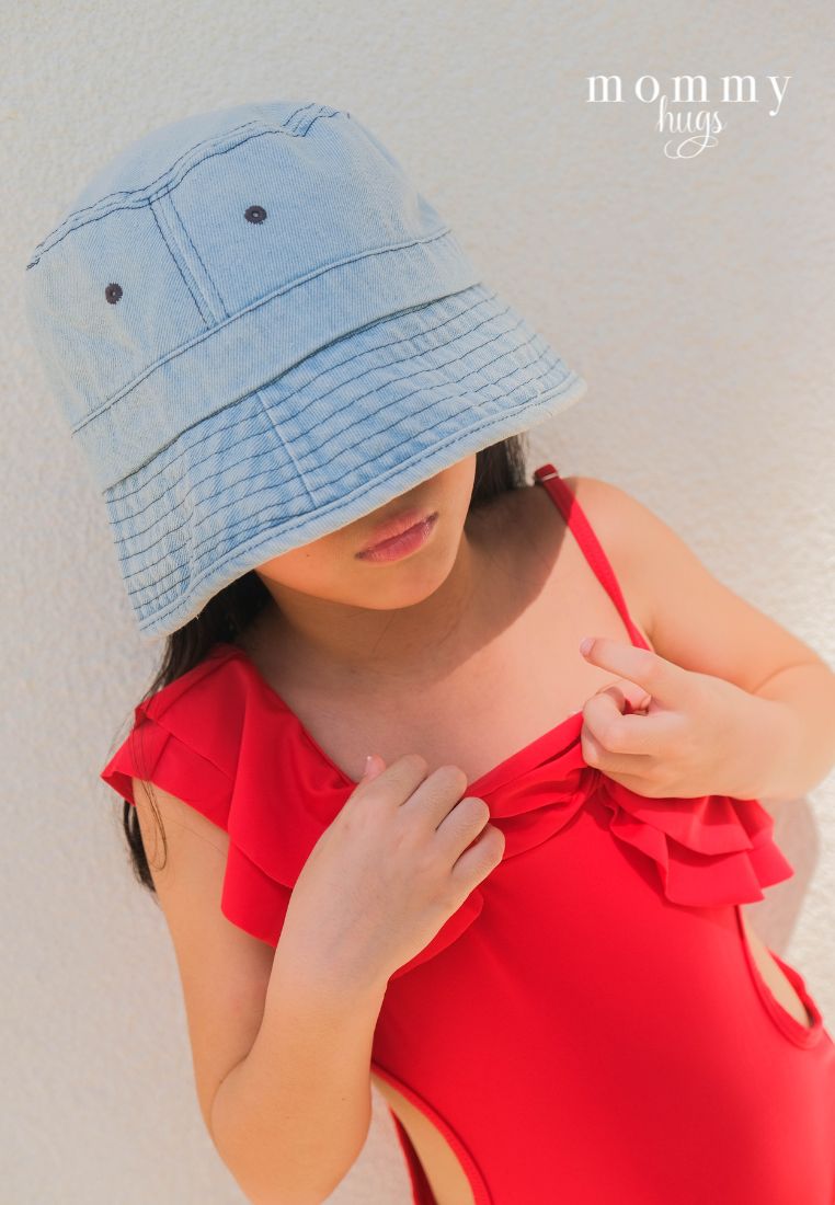 Soft Denim Bucket Hat for Women - One size