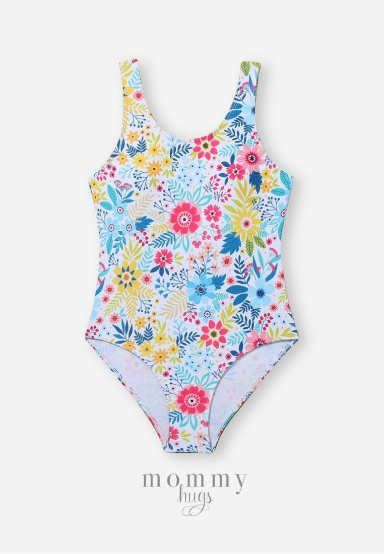 Summer Meadow Swimsuit Twinning