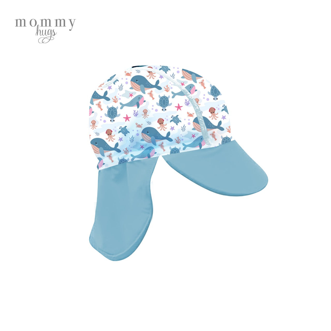 Beach Baby Sun Hat in Blue Giants