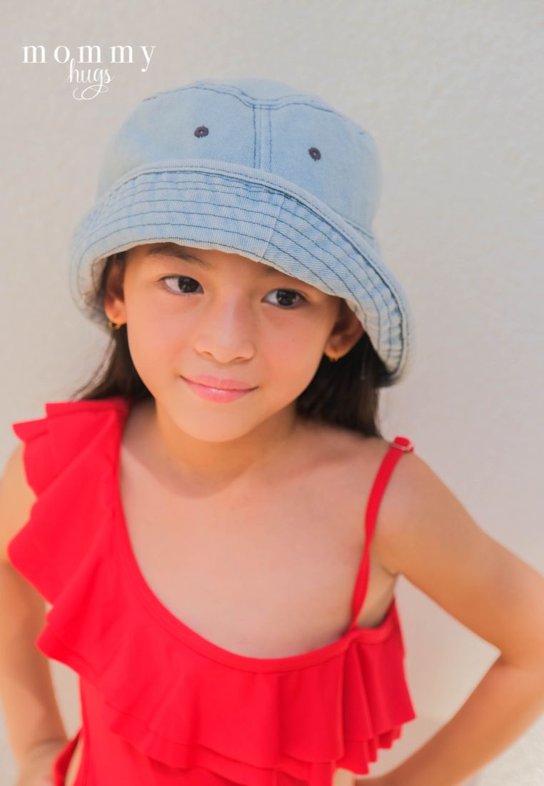 Soft Denim Bucket Hat for Women - One size