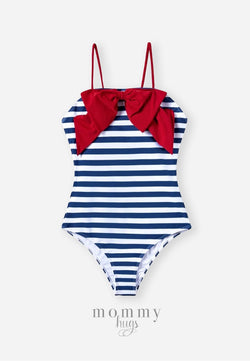 Nautical Ribbon One Piece Swimsuit for Mommy