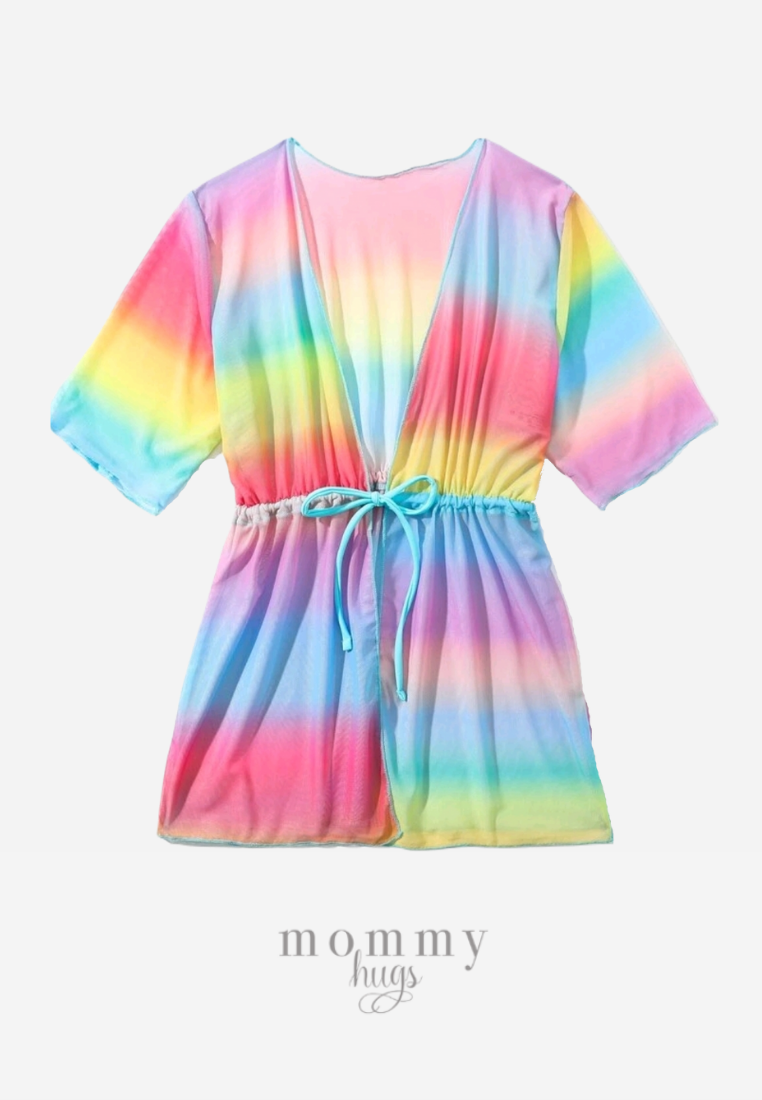 Rainbow Garden Cover Up Dress