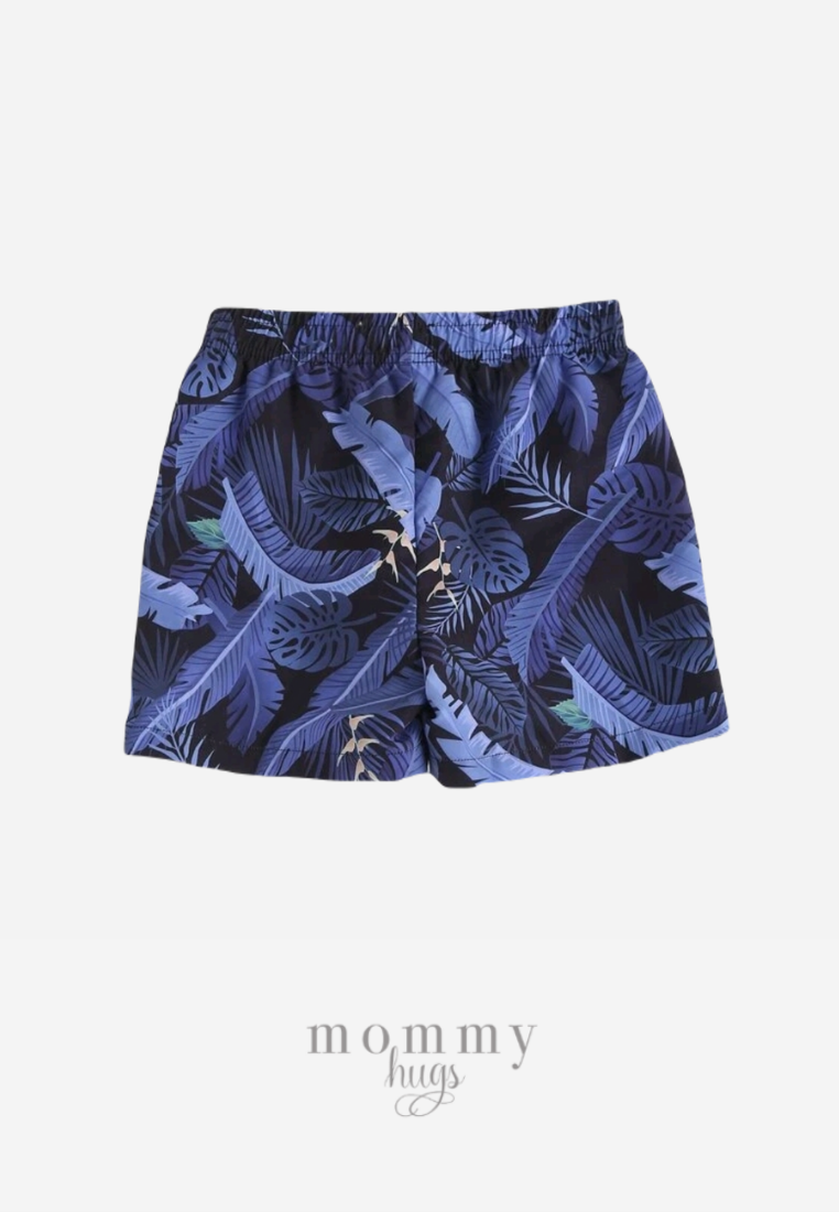 Forest Palm Swim Shorts for Boys