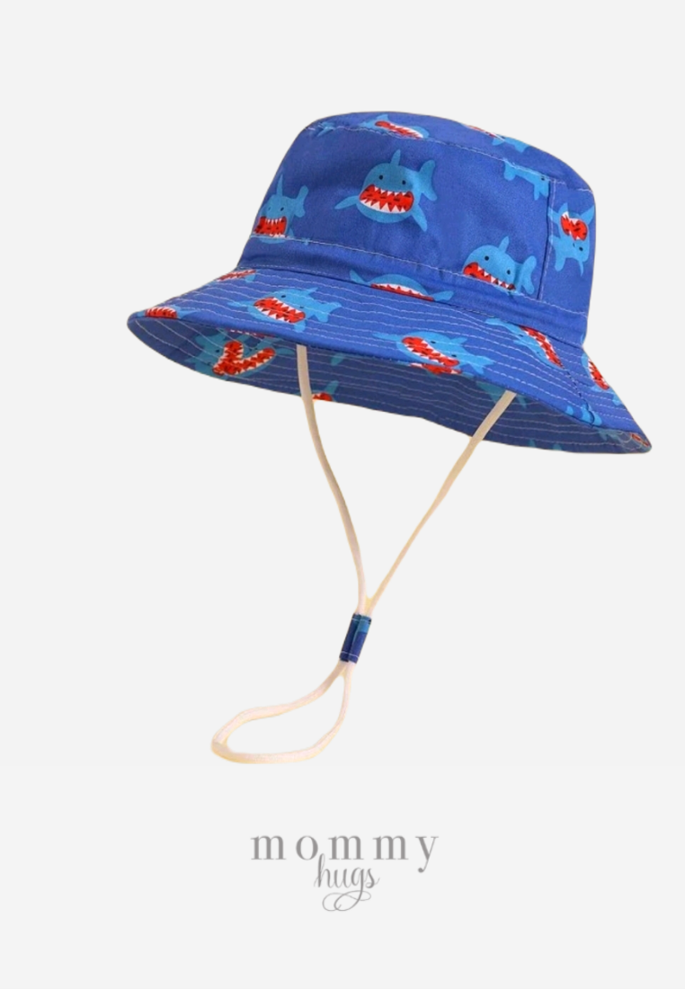 Shark Attack Bucket Hat for Boys - One Size