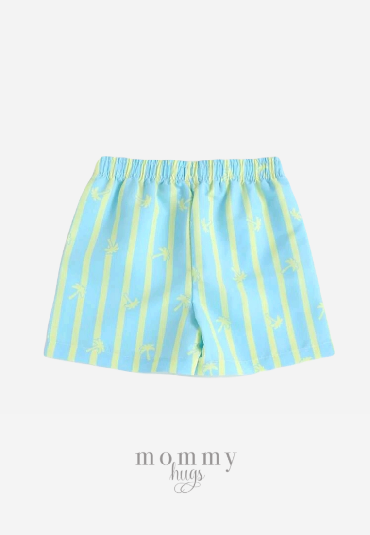 Sea Green Swim Shorts for Boys