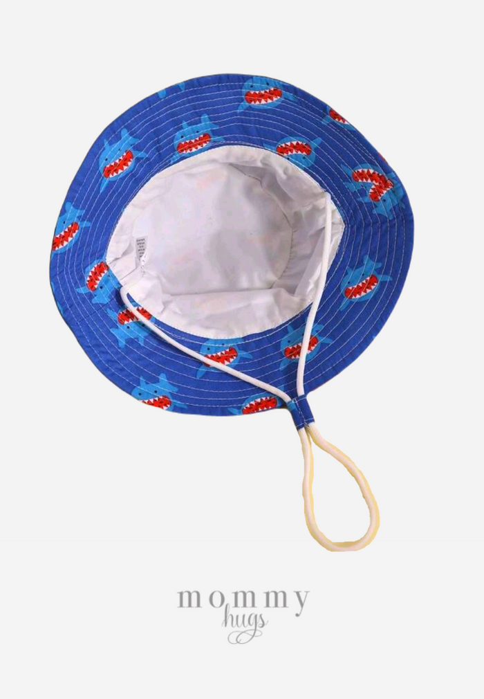 Shark Attack Bucket Hat for Boys One Size MommyHugs