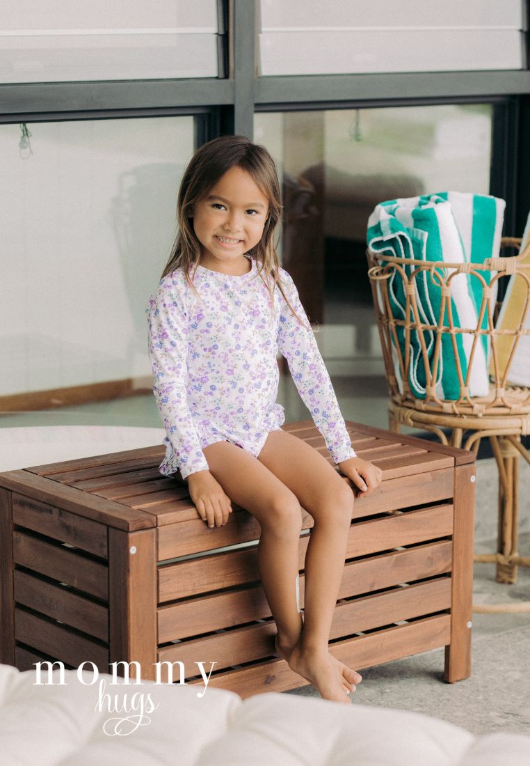 Purple Meadow Twinning Swimwear ( Mom and Daughter )