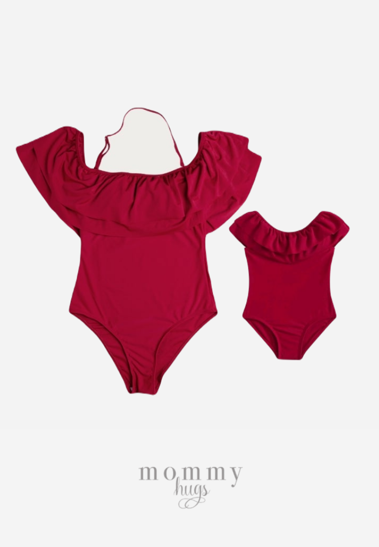 La Vie En Rose Ruffles Mommy & Daughter Set