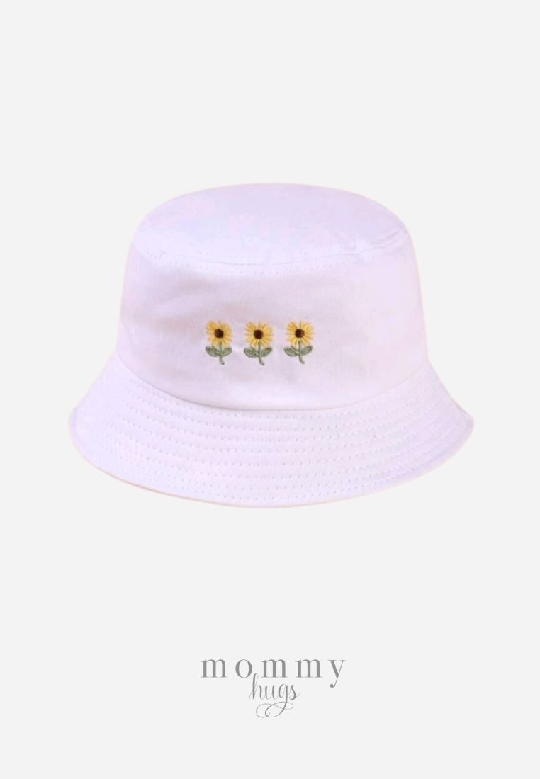 Sunny Flowers Bucket Hat for Kids