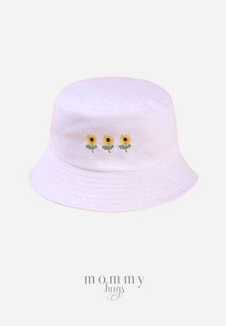 Sunny Flowers Bucket Hat for Kids