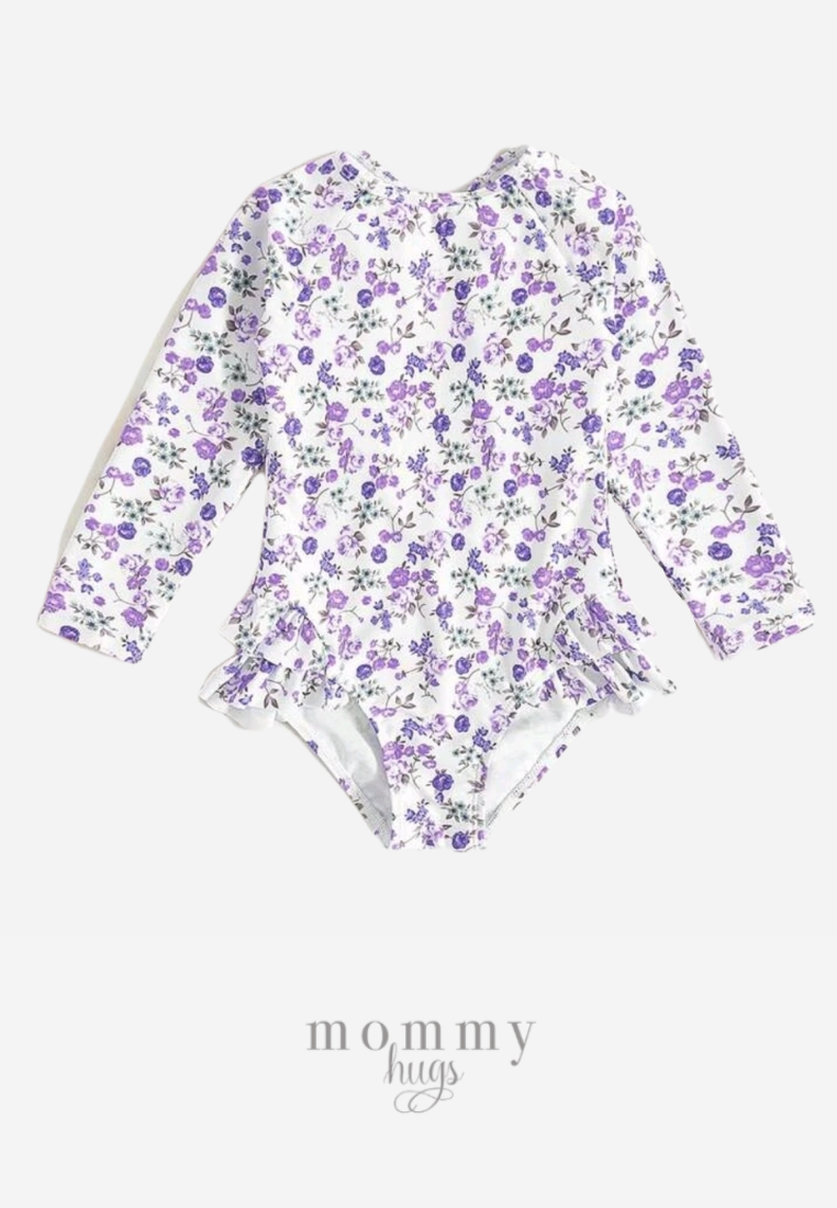 Purple Meadow Twinning Swimwear ( Mom and Daughter )