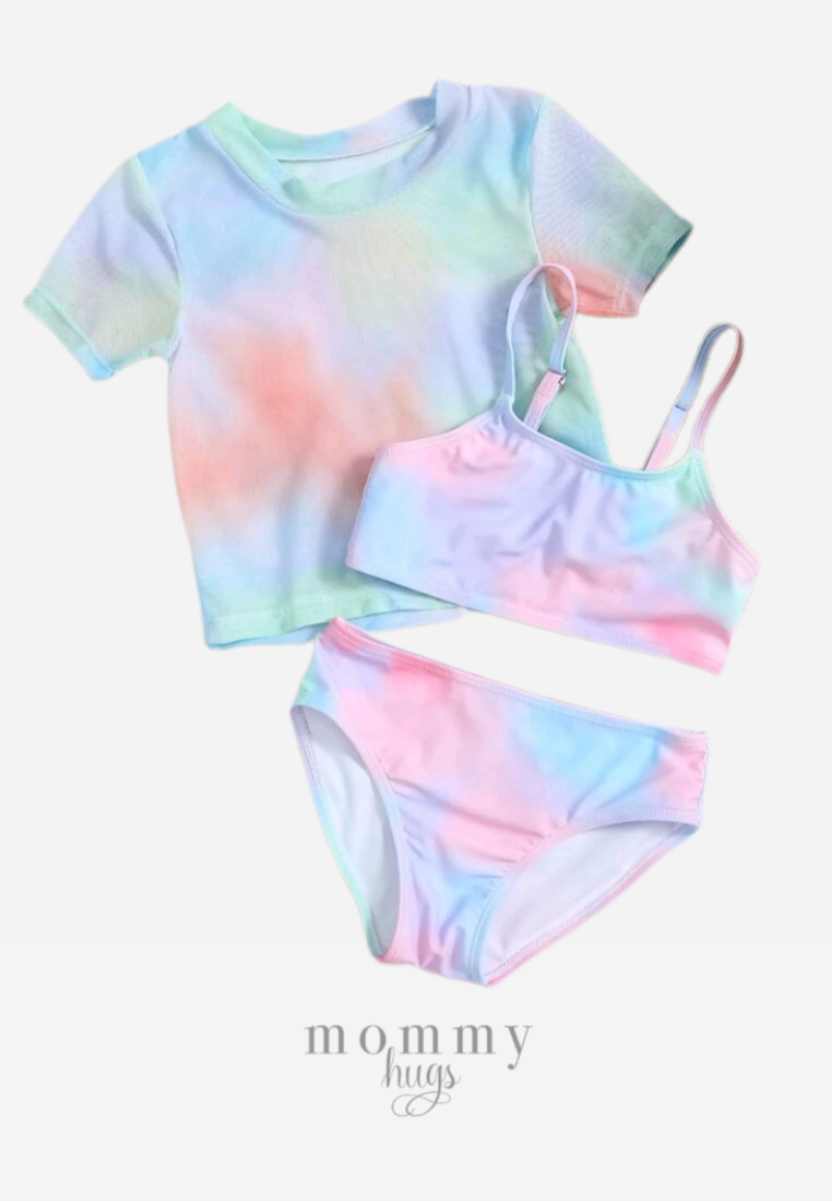 Powder Candy Three Piece Swimwear