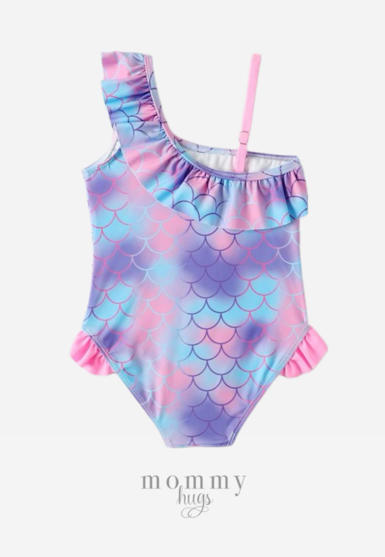 Mermaid Ruffles Swimwear for Girls
