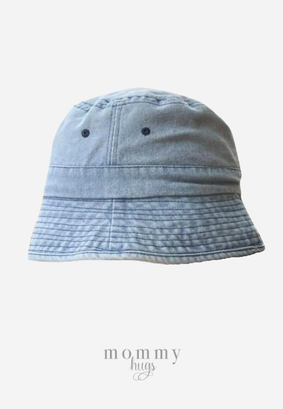 Soft Denim Bucket Hat for Women - One size