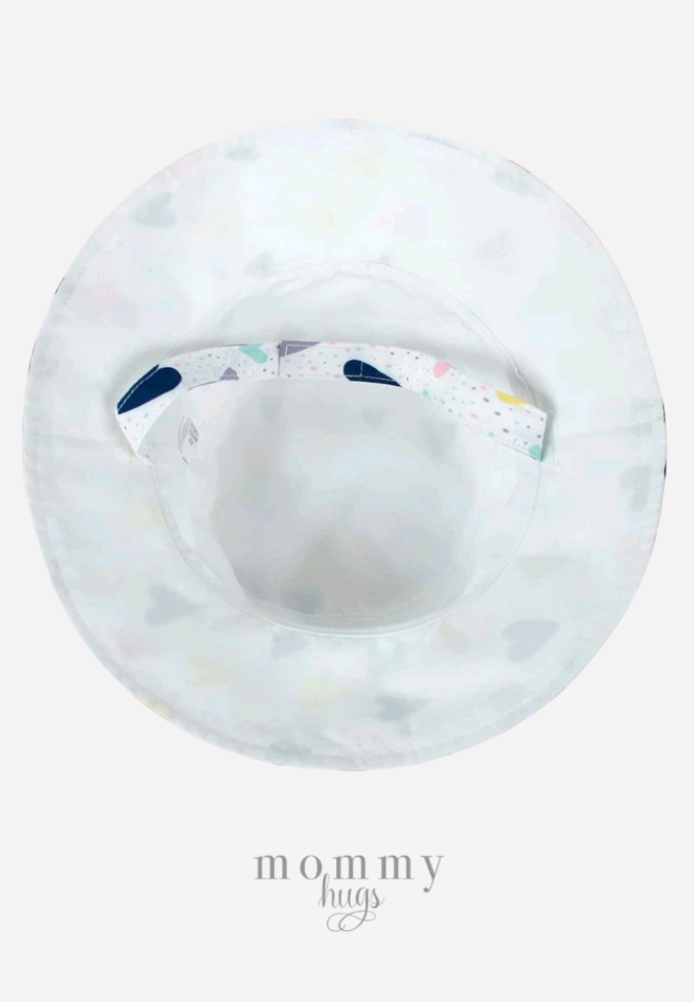 Hearts Reversible Bucket Hat - Toddlers