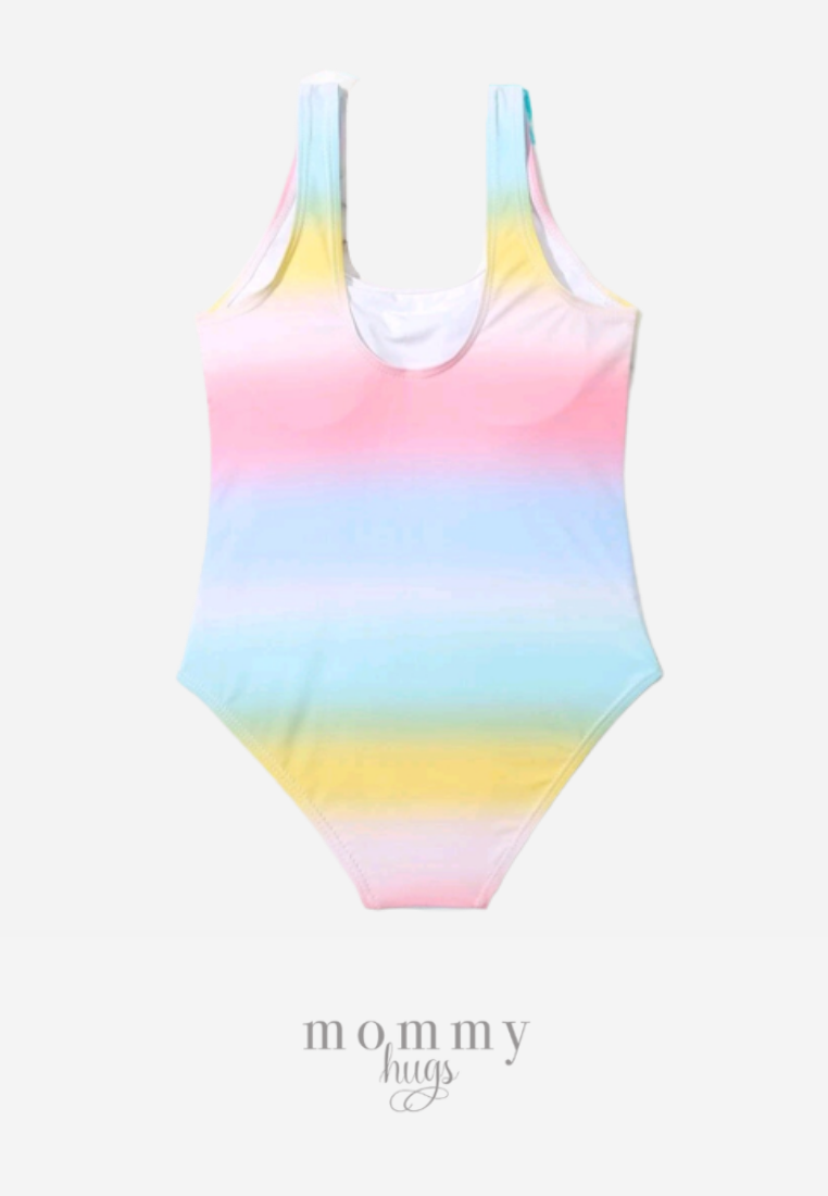 Pastel Horizon Swimwear for Girls