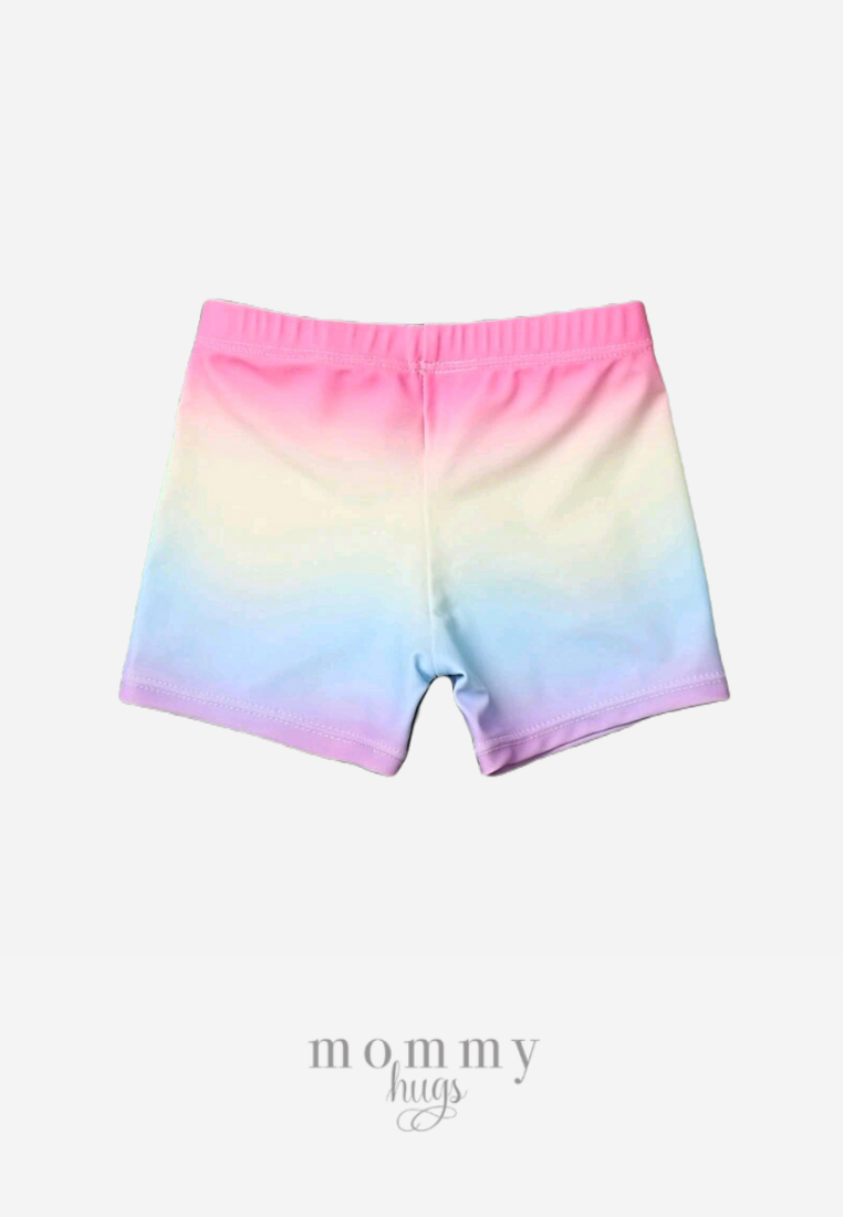 Mermaid Rainbow Swim Shorts Boys Version
