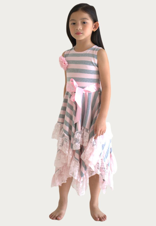 Gift of Giving Dress for Girls in Pink