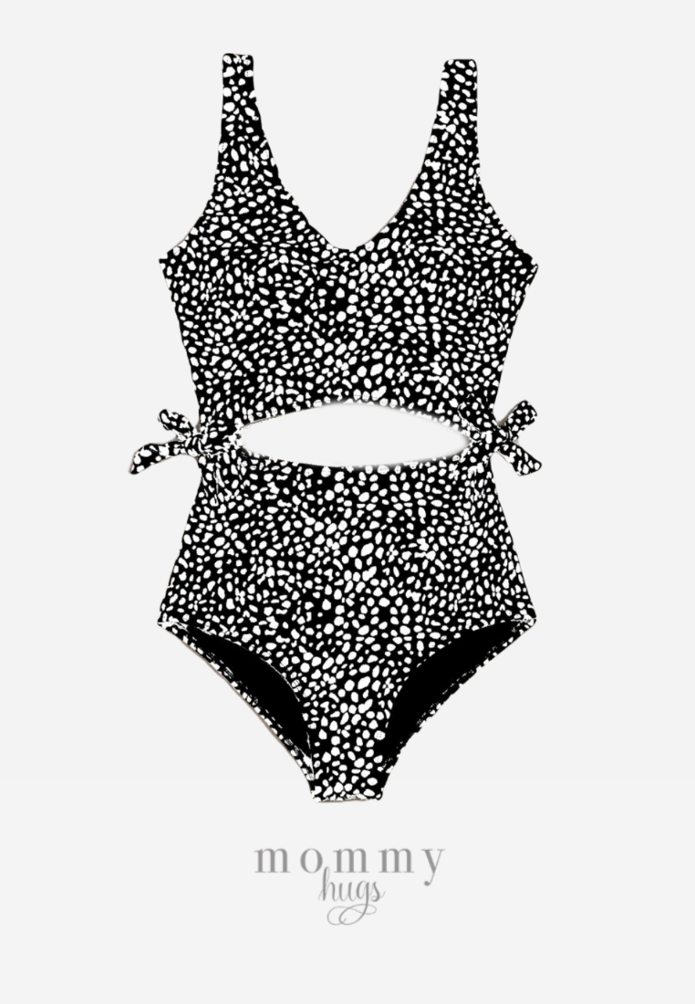 Lovely Leopard Print Monokini Mommy Version