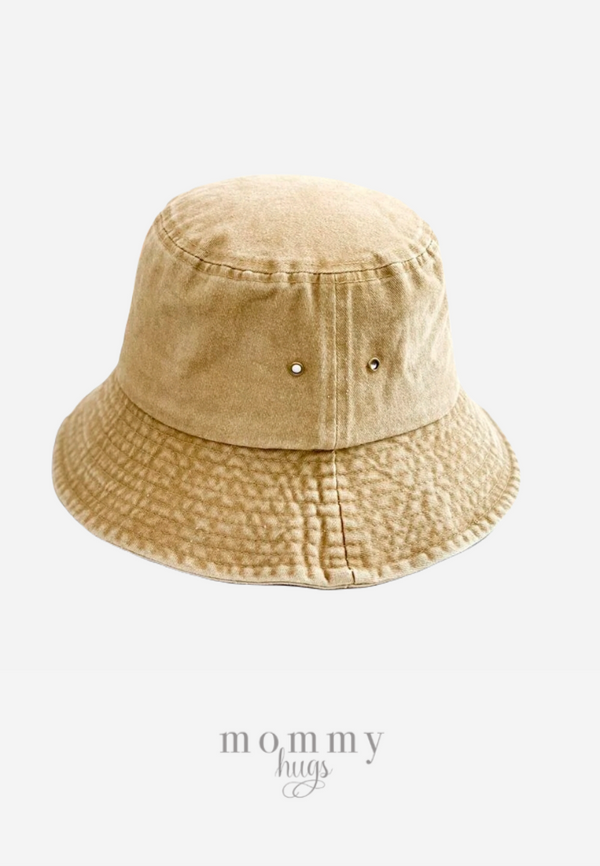 Sandy Brown Bucket Hat for Women