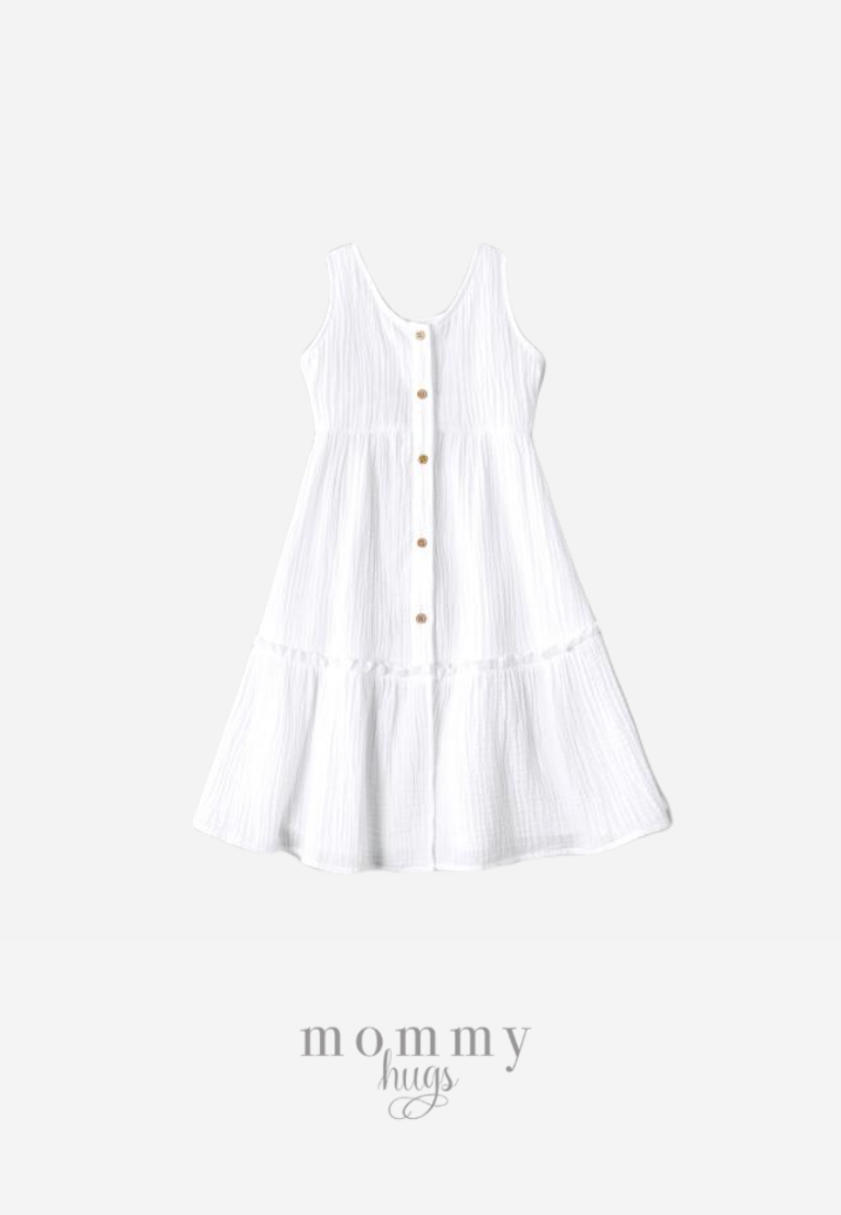 White Weaves Two Resort Dress