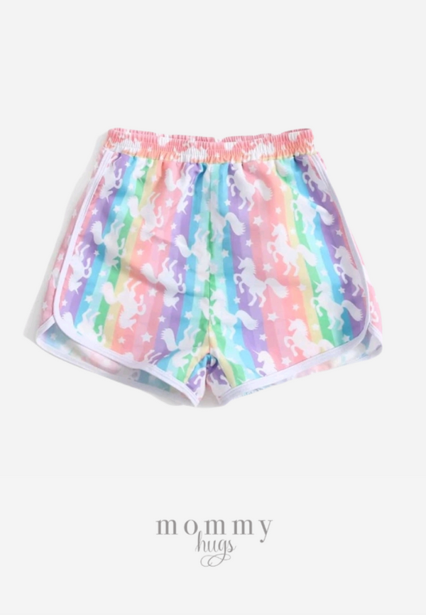 Unicorn Bright Swim Shorts