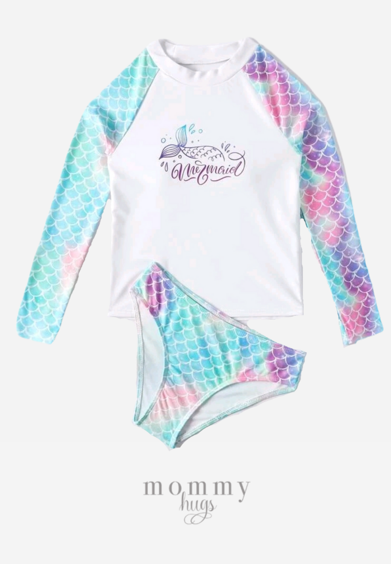 Fantasy Mermaid Long Sleeves Rash Guard