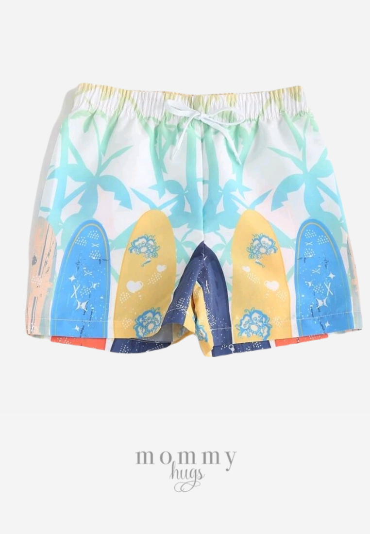 Surfboard Swim Shorts for Boys