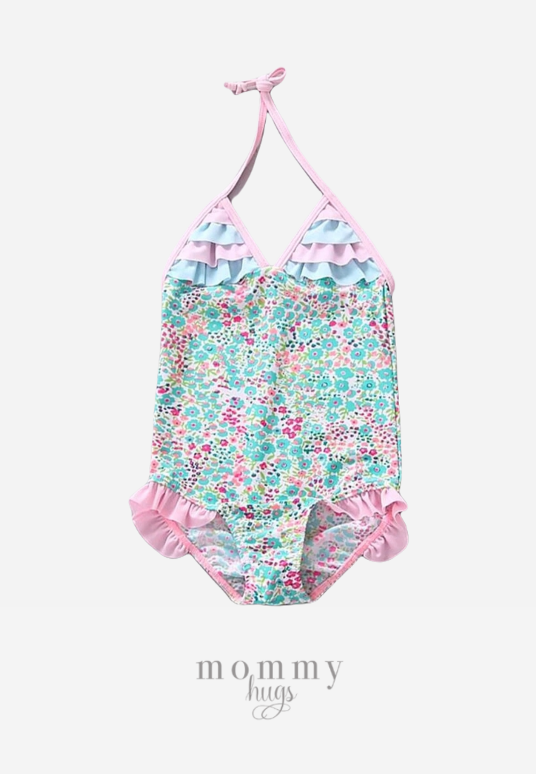 Baby's Breath with Ruffles Swimwear for Baby Girls