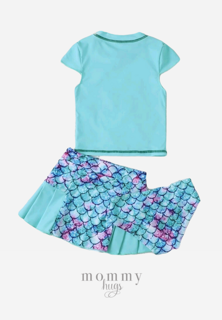 Under the Sea Mermaid Three Piece Swimwear