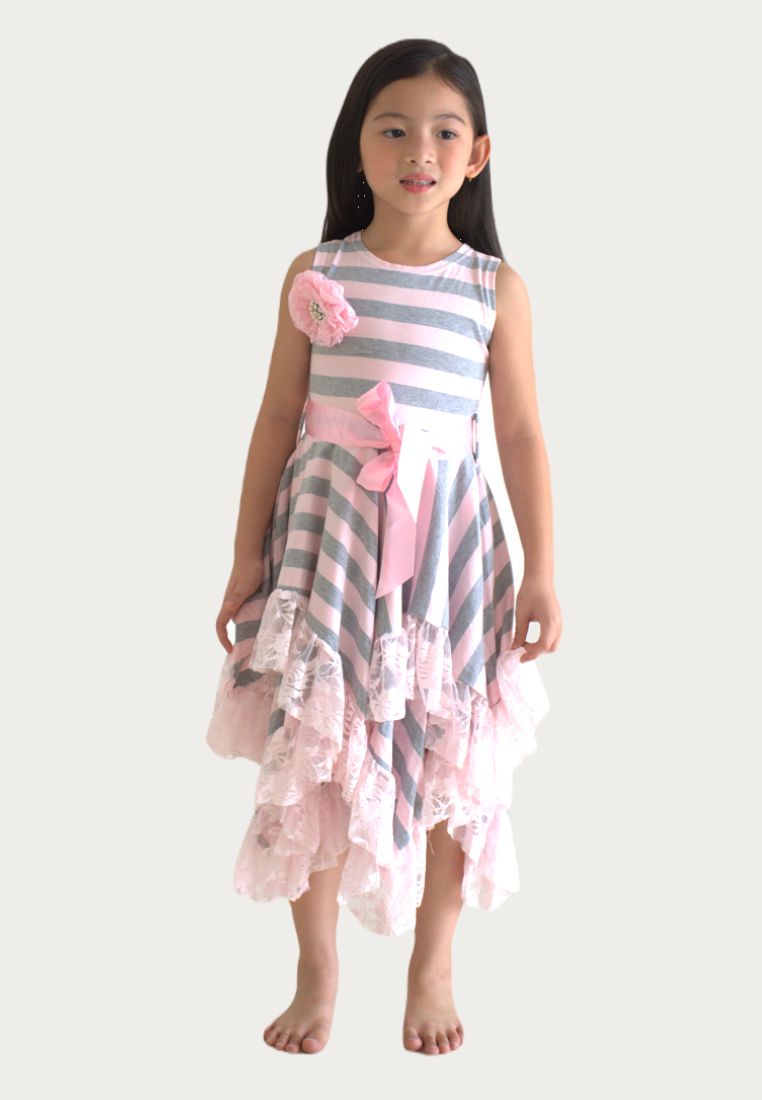 Gift of Giving Dress for Girls in Pink