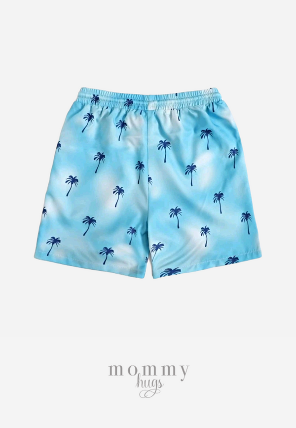 Tropical Forest Swim Shorts for Boys