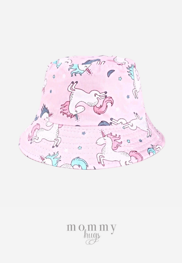 Pink Pony Bucket Hat for Toddlers - One Size