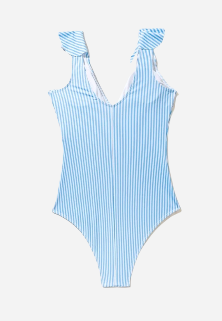 Blue Skies Pin Twinning Swimsuit ( Mom and Daughter )